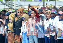 Petani Antusias Sambut Kehadiran Presiden Prabowo di PENAS XVII
