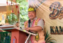 Festival Bekudung Betiung dan Hari Jadi ke-263 Kampung Tumbit Dayak Resmi Dibuka