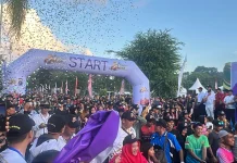 Ribuan Warga Balikpapan Tumpah Ruah Meriahkan HUT ke-80 Bhayangkara