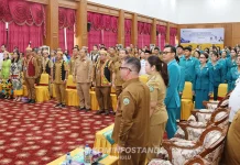 Bupati Mahulu Lantik Pengurus PKK hingga DEKRANASDA