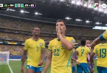 Gol Martinelli di Injury Time Bawa Brasil Lolos ke 16 Besar