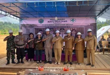 Bupati Mahulu Resmikan Pembangunan Puskesmas Mamahak Besar