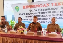 Dinsos Kaltim Salurkan Bantuan Usaha Bagi Keluarga Rentan di Bontang