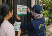 Halo RRI : BPS Klarifikasi Keluhan Stiker Sensus Ekonomi
