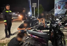Patroli Dini Hari, Polsek Waru Cegah Balap Liar di Jalur Nasional