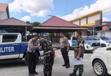 Satlantas Polres PPU dan POM AD Perkuat Sinergi Jaga Keamanan Daerah