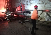 Satu Rumah di Petung Terbakar, Gedung Perbankan Ikut Terdampak