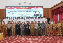 Bupati Mahulu Lantik 23 Petinggi Kampung Periode Baru Resmi