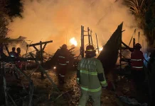 Dua Rumah Hangus Terbakar di Long Ikis, Kerugian Capai Rp200 Juta
