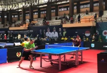 Menjajal Pertandingan Tenis Meja, Bupati Paser Ramaikan PITTC 2026