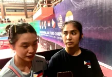 Atlet Filipina Puji Turnamen Tenis Meja Internasional  PITTC di Paser