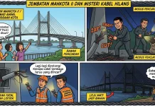 Kabel Dicuri, Lampu Jembatan Mahkota II Samarinda Belum Bisa Segera Dinyalakan