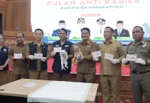 Cegah Rabies di Ujoh Bilang, Pemkab Mahulu Gelar Kick Off Bulan Anti Rabies 2026