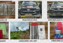 Bandar Kakap Paser Dimiskinkan, Polda Kaltim Sita Uang Rp1 Miliar dan Lahan Sawit
