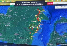 Polda Kaltim Luncurkan Aplikasi Lembuswana Pantau 236 Titik Hotspot Karhutla
