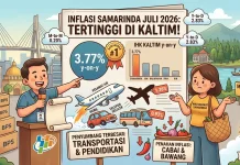BPS Catat Inflasi Tahunan Samarinda Capai 3,77 Persen, Tertinggi di Kaltim