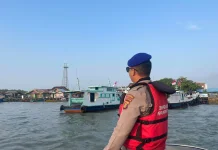 Sat Polairud Polres PPU Perkuat Pengamanan Penyeberangan Jelang HUT RI Ke-81