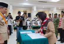 Pengurus Baru Pramuka Berau Dilantik Siap Cetak Generasi Tangguh