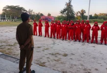 34 Anggota Paskibra Muara Bengkal Jalani Pembinaan jelang Upacara HUT ke-81 RI