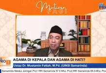 Agama di Kepala Harus Turun ke Hati dan Membentuk Akhlak