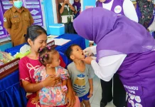 Sri Aslinda Gamalis Pimpin Monev Posyandu 6 SPM di Kampung Sukan tengah