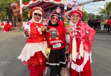 Semarak, Kostum Merah-Putih Curi Perhatian di Kegiatan Ika Pakarti Balikpapan