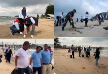 Kolaborasi Bapas Balikpapan dan Pertamina Aksi Nyata di Pantai Seraya