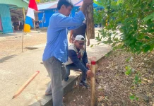 Percepatan Sertifikasi Tanah Wakaf, Kemenag Paser Laksanakan Pemasangan Patok