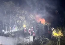 Aksi Tanggap Darurat, Brimob Kaltim Tuntaskan Pendinginan Lahan