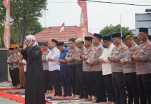 Dilanda Kemarau hingga Karhutla, Polres Paser Gelar Shalat Istisqa