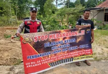 Cegah Karhutla, Polres Paser Imbau Stop Membuka Lahan dengan Dibakar