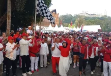 Jalan Sehat Merah Putih Semarakkan HUT RI ke-81 di Samarinda
