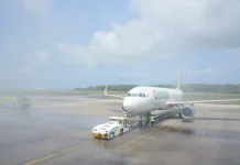 Kabut Asap Karhutla Ganggu Rute Penerbangan di Bandara SAMS Sepinggan
