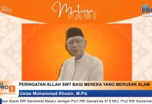 Ustaz Khozin Ajak Umat Muslim Menjaga Lingkungan
