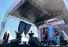 Bernyanyi Bersama, Grub Band Binaan Rutan Tanah Grogot Hibur Pelari Kideco Run 2026