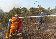 Karhutla 3 Hektare di Mangkurawang Tenggarong Berhasil Dipadamkan