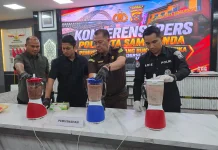 Polresta Samarinda Musnahkan Narkoba Jenis Sabu dan Ekstasi dengan 12 Tersangka