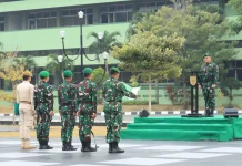 Pangdam VI/Mulawarman Lepas Ribuan Prajurit dan Siagakan Satgas Karhutla