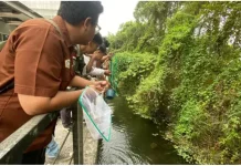 Sungai Karang Mumus Masuk Enam Besar Bioblitz Dunia