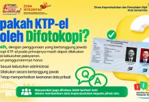 Fotokopi KTP-el Masih Diperbolehkan, Dukcapil Samarinda Ingatkan Keamanan Data