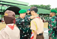 Pangdam VI/Mulawarman Gembleng Ratusan Siswa Balikpapan Jadi Pemimpin