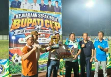 Bupati Cup Antar Kecamatan Berau Berakhir, Biatan Keluar Sebagai Juara