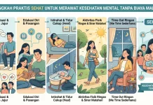 Langkah Praktis SEHAT untuk Merawat Kesehatan Mental tanpa Biaya Mahal