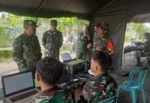 Latihan Antar Kecabangan TNI AD Digelar di Malinau