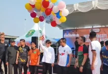 Haornas di Kudungga, Warga Bisa Berolahraga Sekaligus Mengakses Layanan Publik