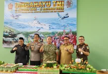 HUT ke-81 TNI, Bupati Kukar Kunjungi Makodim 0906