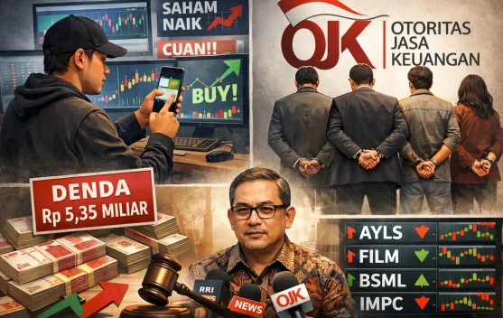 OJK Sanksi Pegiat Medsos dan Manipulasi Saham