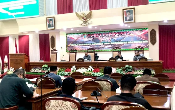 Rapat Paripurna DPRD Paser Sahkan Pembentukan Tiga Pansus