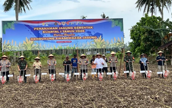 Gebrakan Industrial Farming Polda Kaltim Demi Ketahanan Pangan Nasional