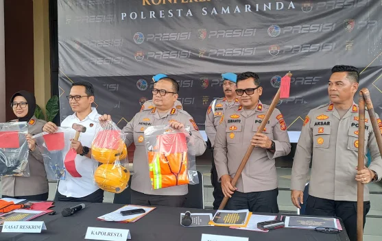 Empat Kasus Pencurian Kabel Viral di Samarinda, Polisi Amankan Delapan Tersangka